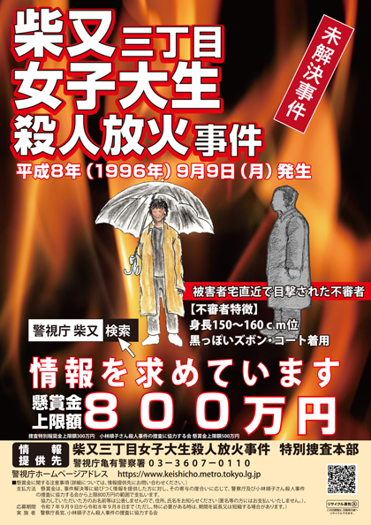 柴又三丁目女子大生殺人 放火事件ポスター